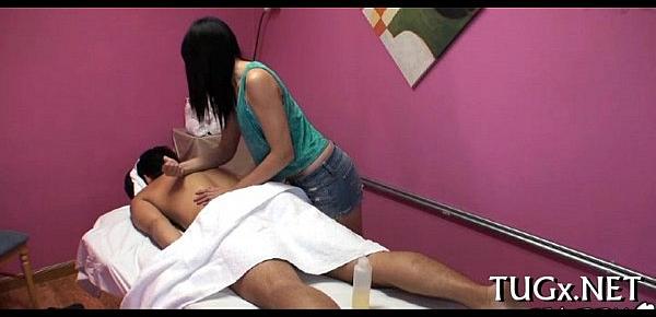  Chap caught having sex during massage